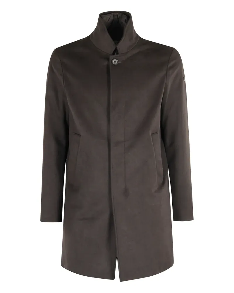 DUNO button fastening coat - Braun Braun