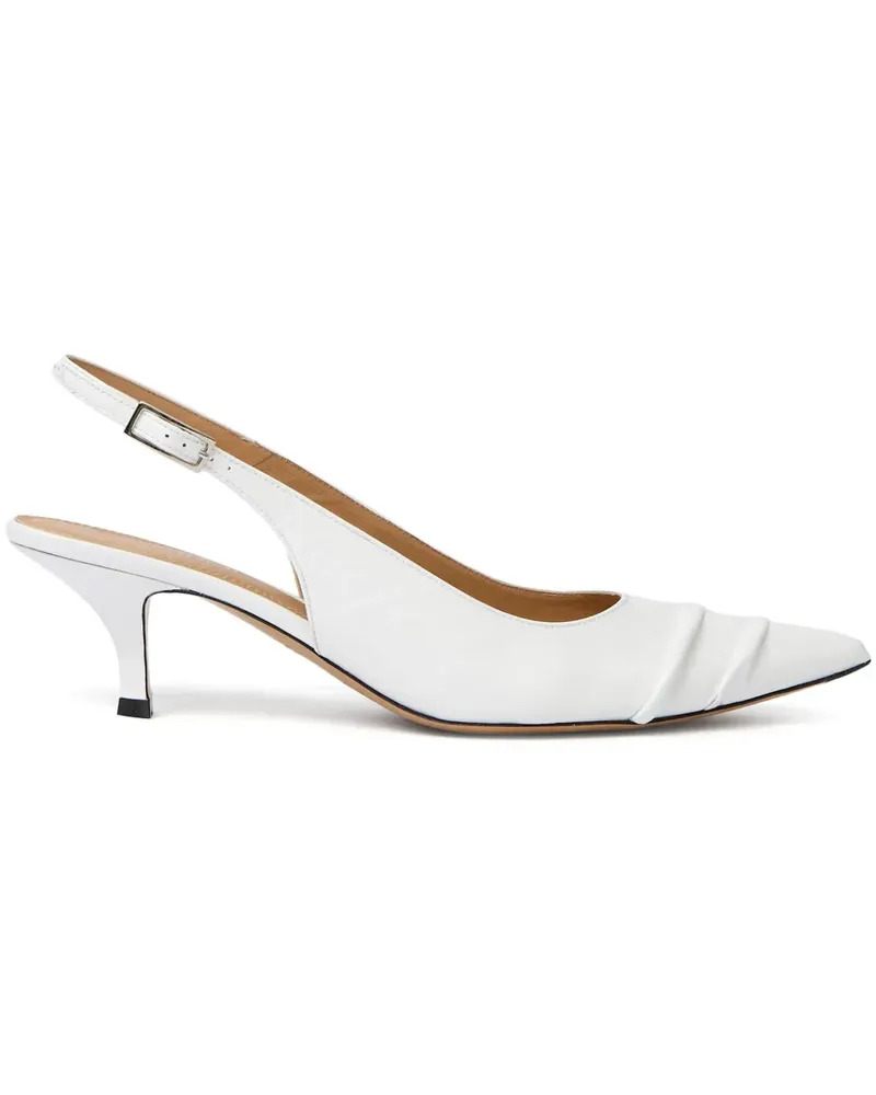 Maison Margiela Kinkies Slingback-Pumps 55mm - Weiß Weiß