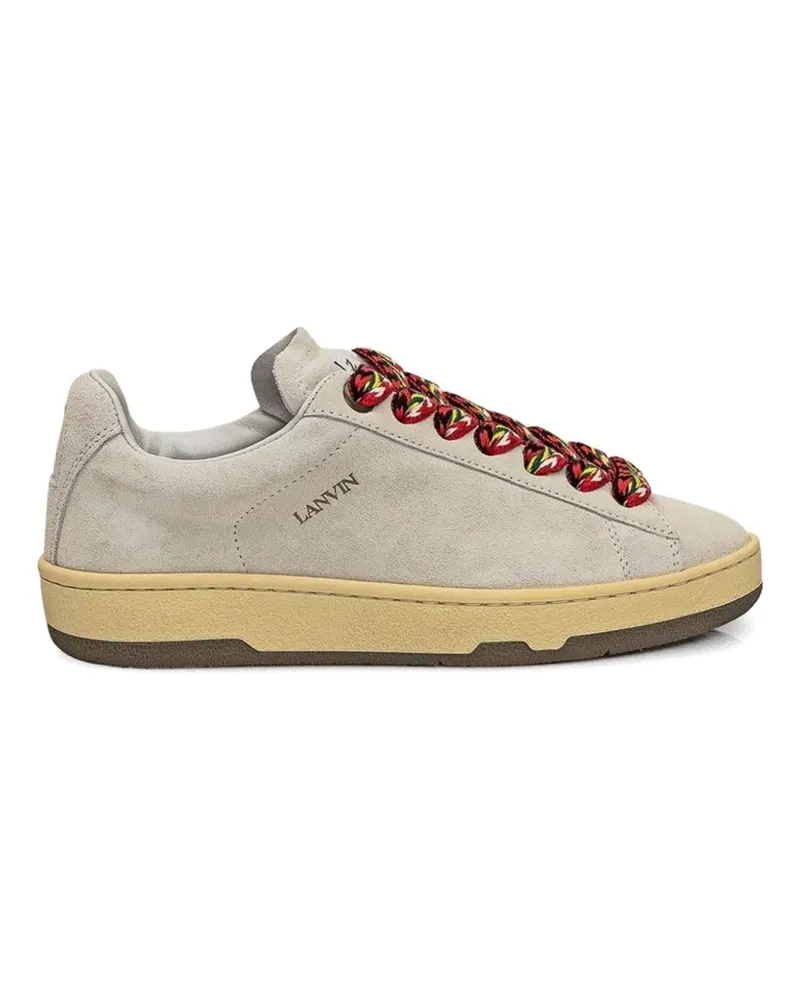 Lanvin suede low-top sneakers - Grau Grau