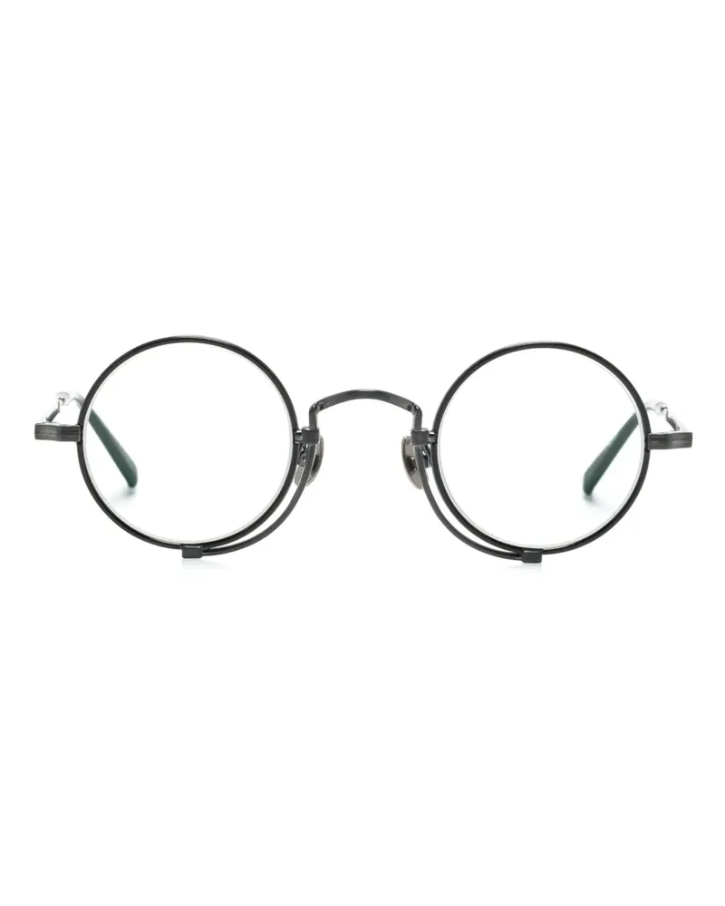 MATSUDA 10103HI Brille mit rundem Gestell - Schwarz Schwarz