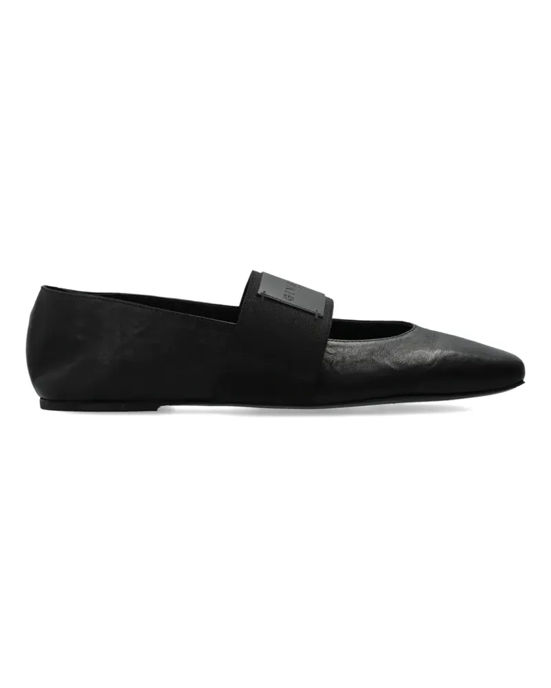 Givenchy Tonal elasticated-strap ballet flats - Schwarz Schwarz