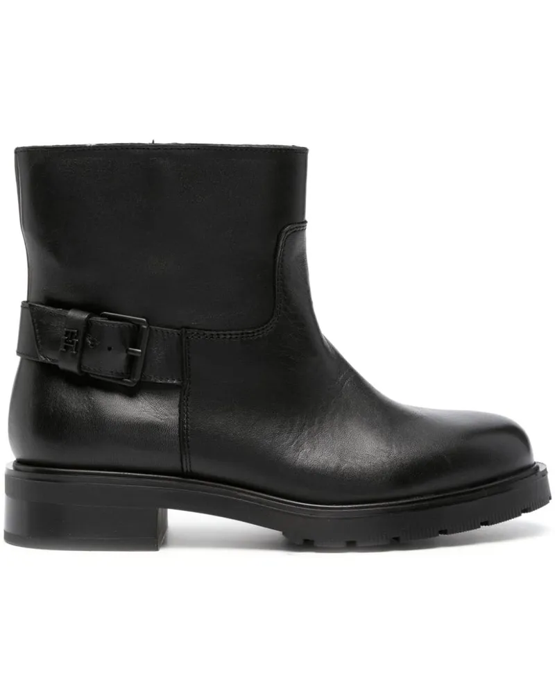 Tommy Hilfiger Stiefel mit mandelförmiger Kappe - Schwarz Schwarz