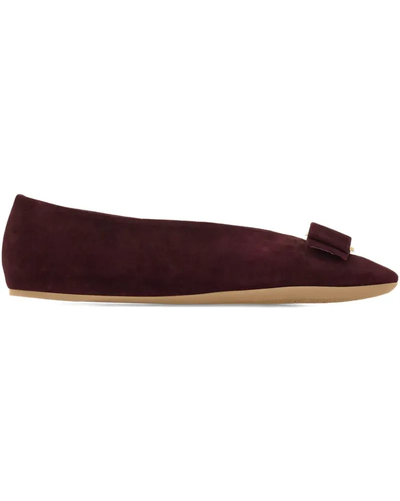 Ferragamo Klassische Ballerinas - Rot Rot