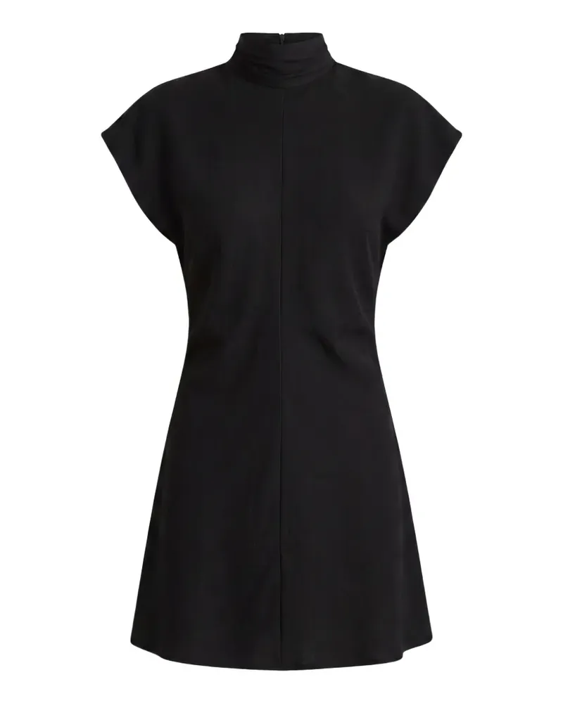 BONDI BORN Ardea Minikleid mit Schleifenkragen - Schwarz Schwarz