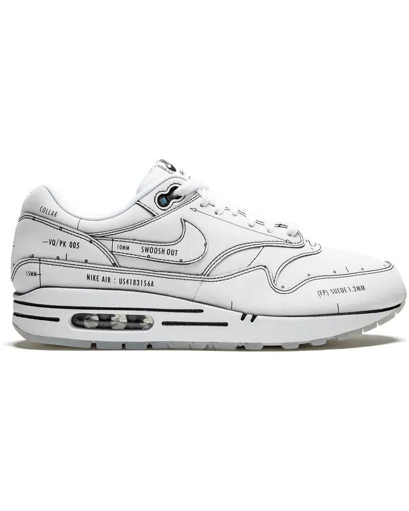 Nike Air Max 1' Sneakers - Weiß Weiß