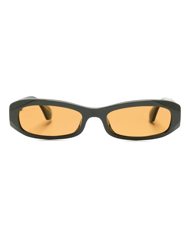 Alain Mikli Sonnenbrille mit eckigem Gestell - Grün Grün
