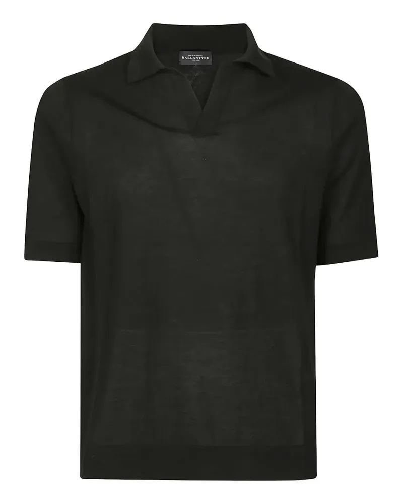 Ballantyne Klassisches Poloshirt - Schwarz Schwarz
