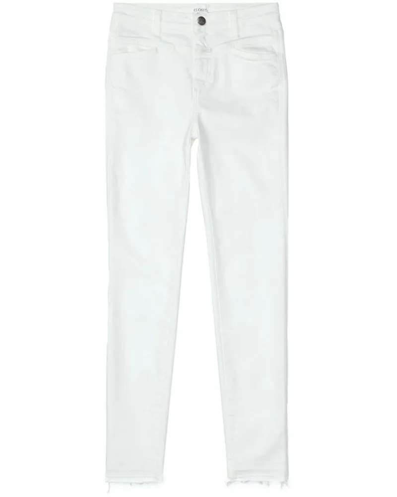 Closed Pusher Skinny-Jeans - Weiß Weiß