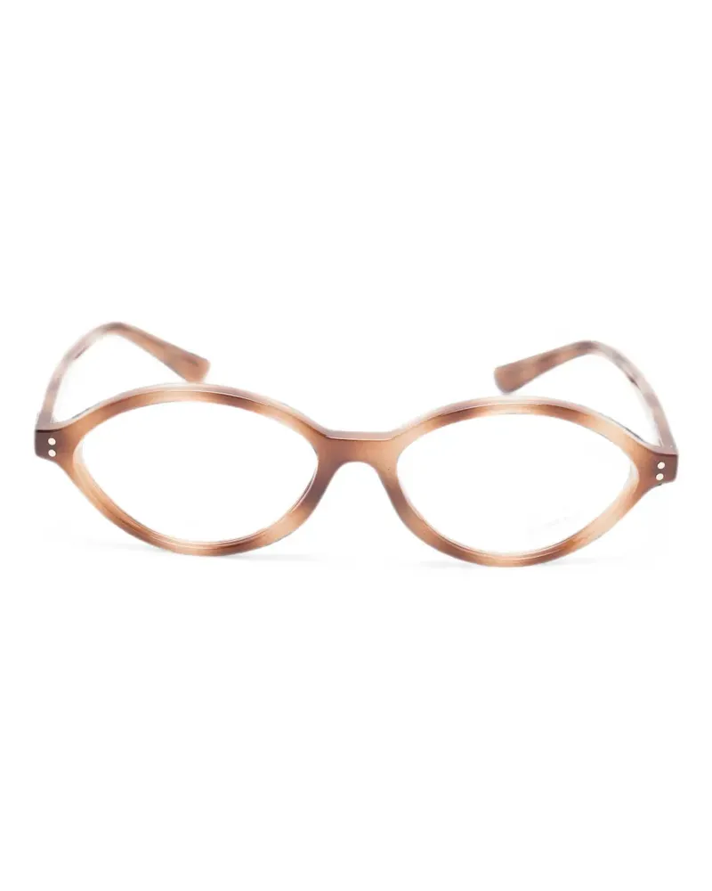 Ray Ban Romy Brille mit ovalem Gestell - Braun Braun