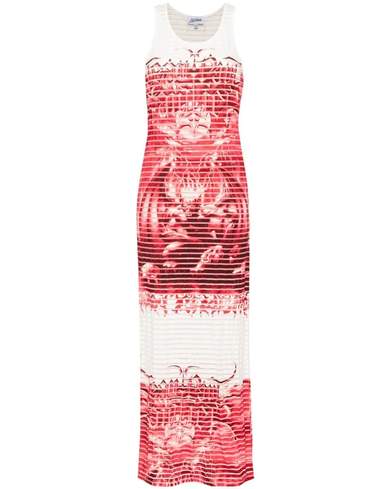 Jean Paul Gaultier The Red Diablo Maxikleid - Weiß Weiß