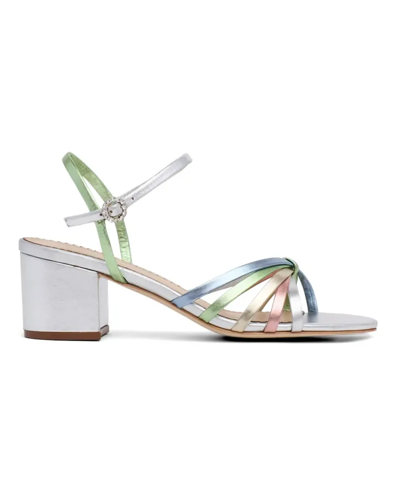 Cinq à Sept Nicole block-heel sandals - Silber Silber