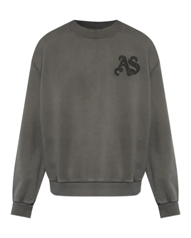 AllSaints Insignia Sweatshirt mit Rundhalsausschnitt - Grau Grau