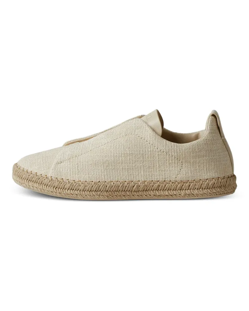 Ermenegildo Zegna Triple Stitch Espadrilles - Nude Nude