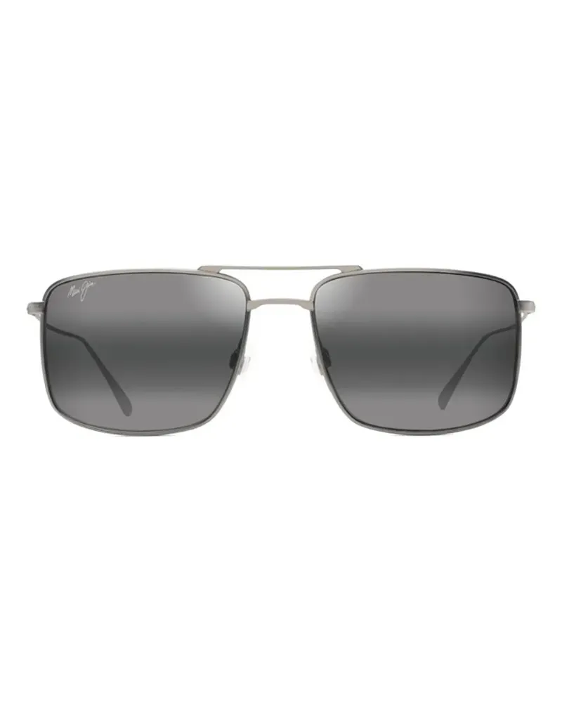 Maui Jim Aeko rectangle-frame sunglasses - Grau Grau