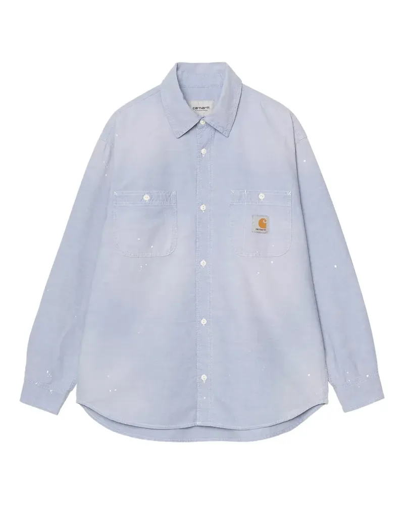 Carhartt WIP Hemd mit Brusttasche - Blau Blau