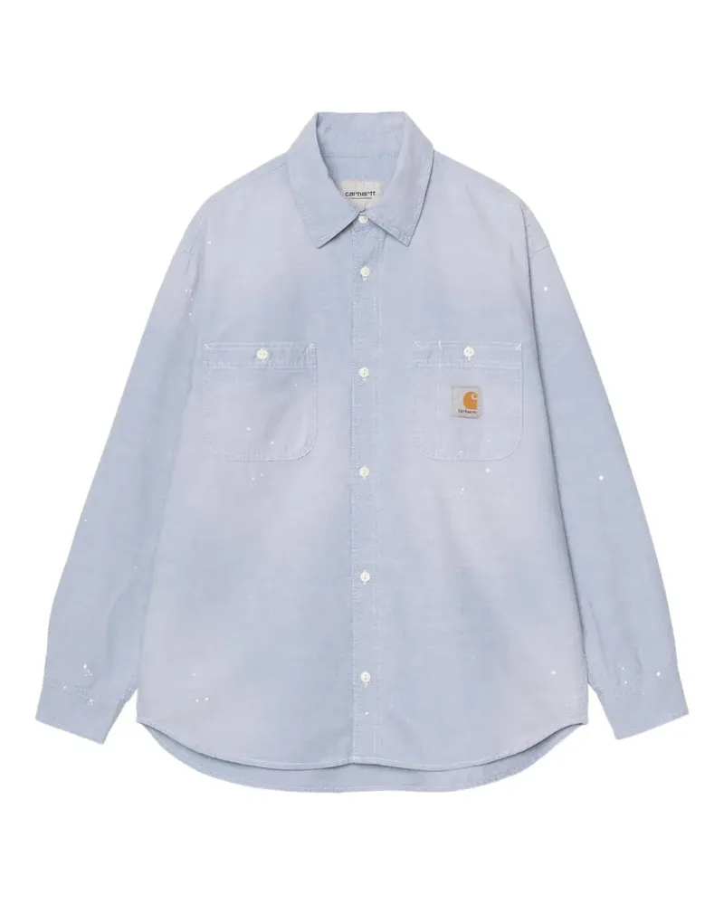 Carhartt WIP Painter Hemd mit Farbklecksen - Blau Blau