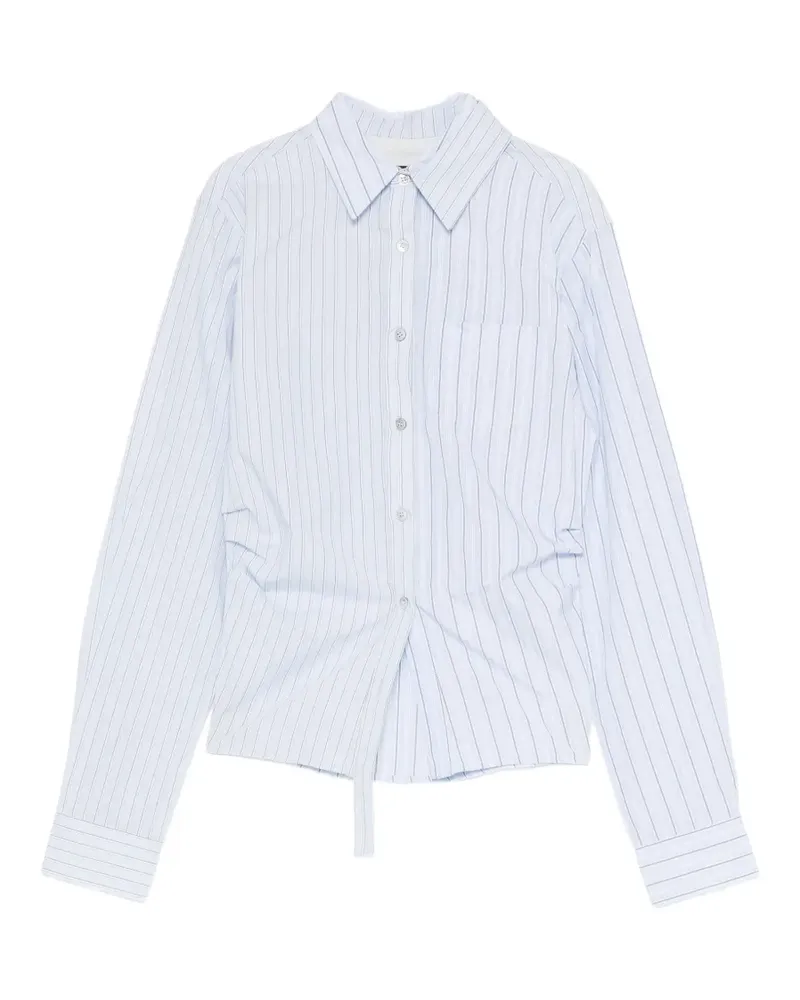 Andersson Bell striped gathered shirt - Blau Blau