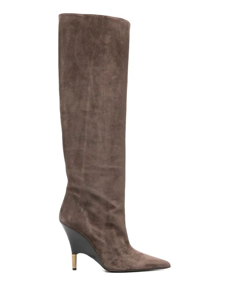 KHAITE Bella knee-high boots - Braun Braun