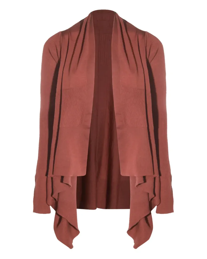 Rick Owens Asymmetrischer Cardigan - Braun Braun