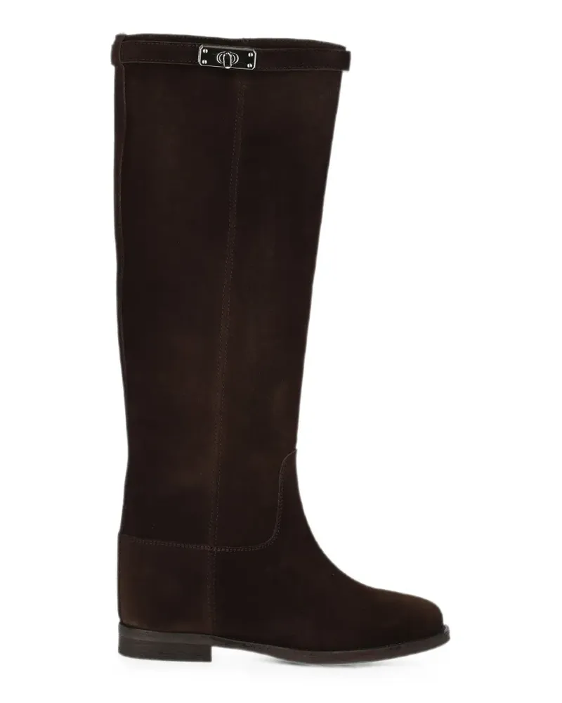 Via Roma 15 Stiefel mit Schnalle - Braun Braun