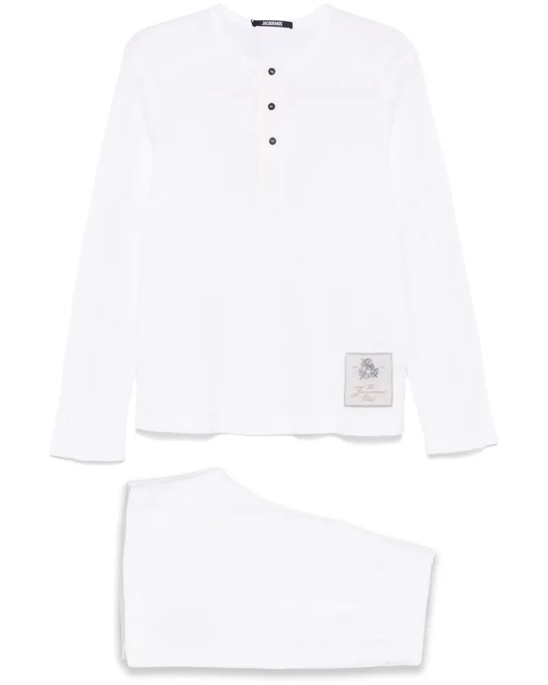 Jacquemus Melao Short-Set - Weiß Weiß