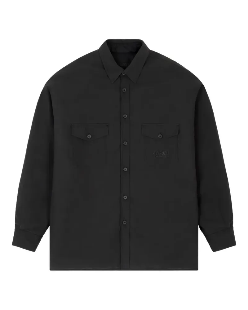 Maison Margiela Hemd mit Brusttaschen - Schwarz Schwarz