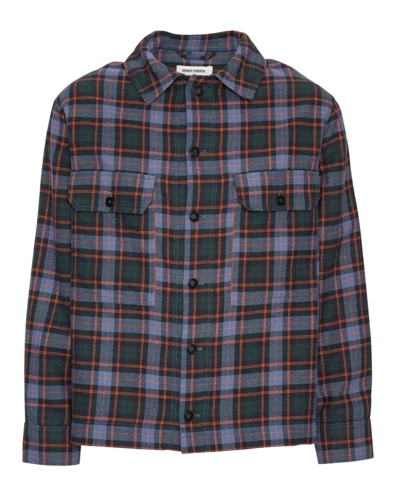 Henrik Vibskov Field shirt - Blau Blau