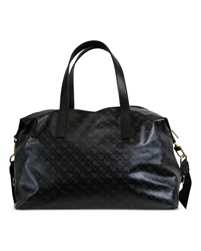 Gherardini Shopper mit Logo-Print - Schwarz Schwarz
