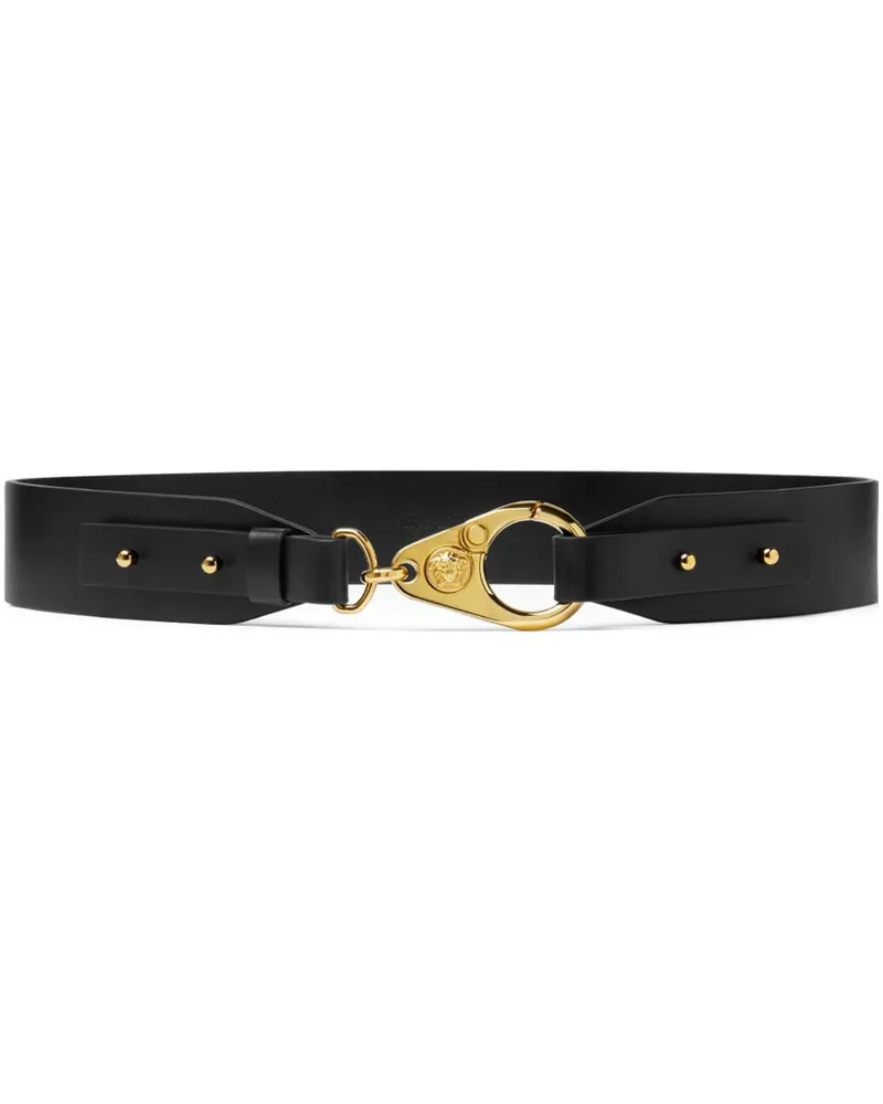 Versace La Medusa Gürtel - Schwarz Schwarz