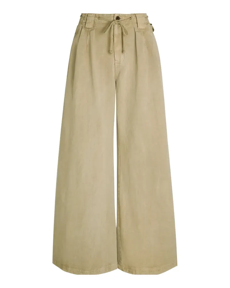 Free People Julien drawstring trousers - Nude Nude