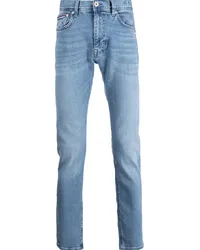 Tommy Hilfiger Halbhohe Slim-Fit-Jeans Blau