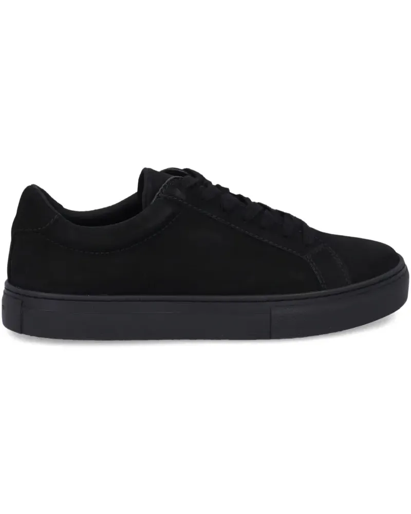 Vagabond Sneakers mit Wildledereinsätzen - Schwarz Schwarz