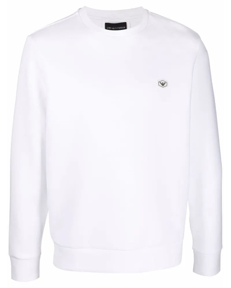 Emporio Armani Sweatshirt mit Rundhalsausschnitt - Weiß Weiß