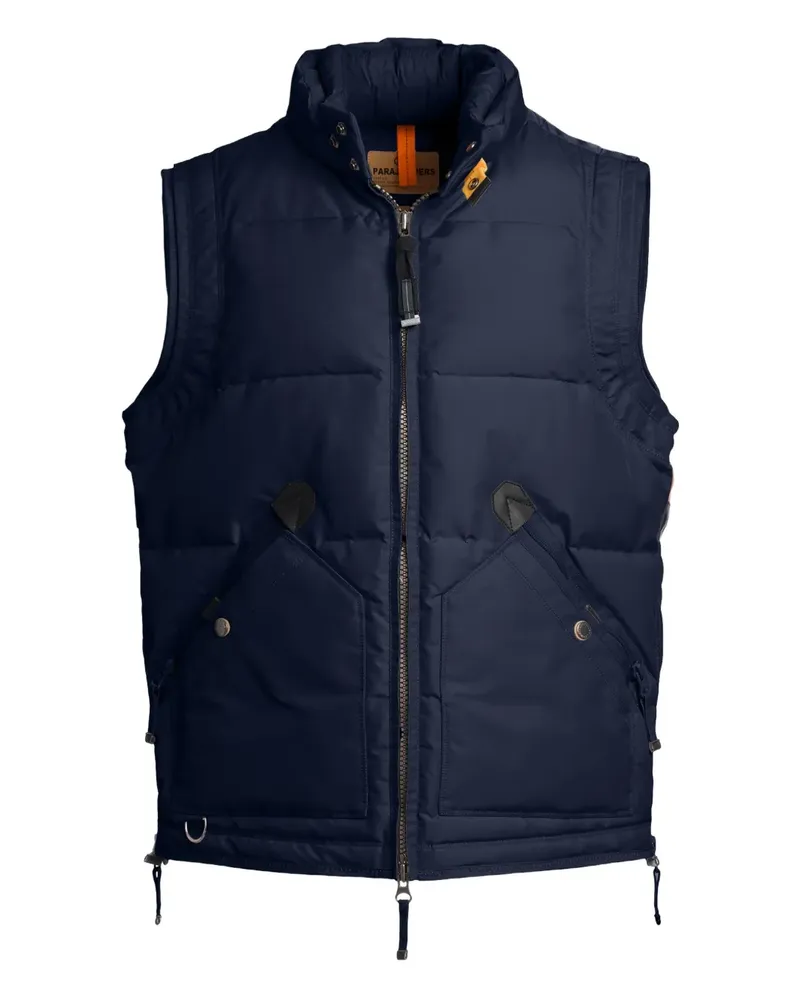 Parajumpers Gesteppte Kobuk Weste mit Taschen - Blau Blau