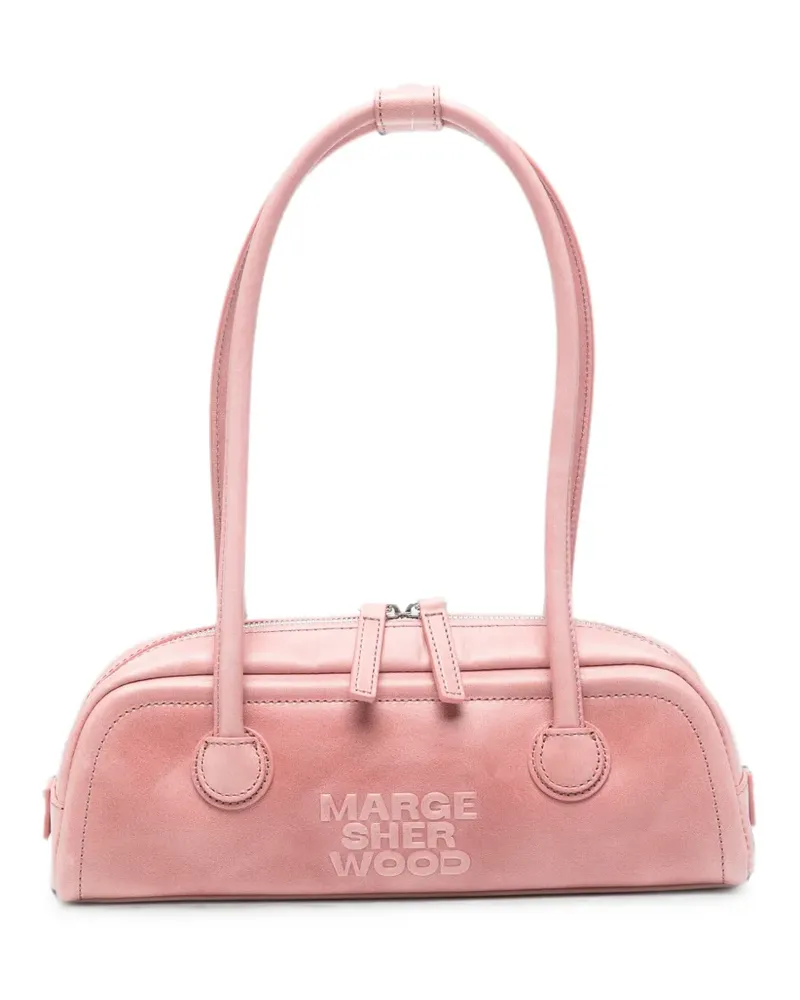 Marge Sherwood Soft Boston EW leather tote bag - Rosa Rosa