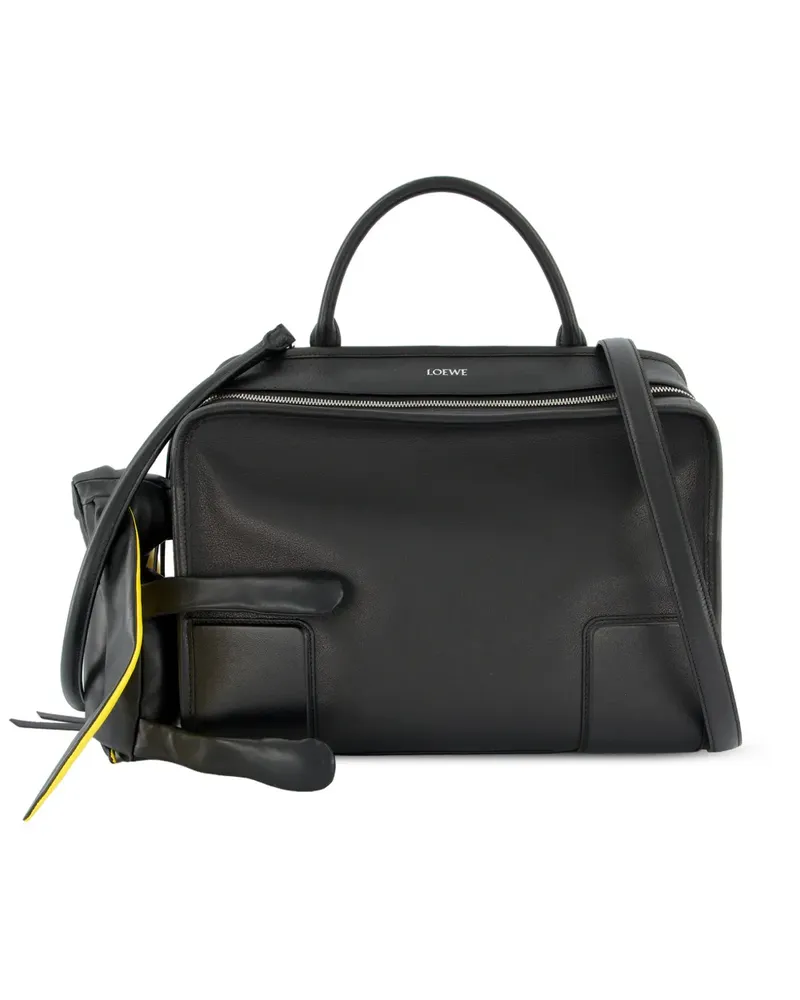 Loewe x Cosima Von Bonin große Amazona 180 Lazy Dog Tote Bag - Schwarz Schwarz
