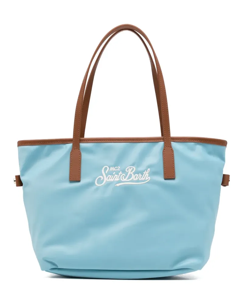 MC2 Saint Barth Shopper mit Logo-Stickerei - Blau Blau
