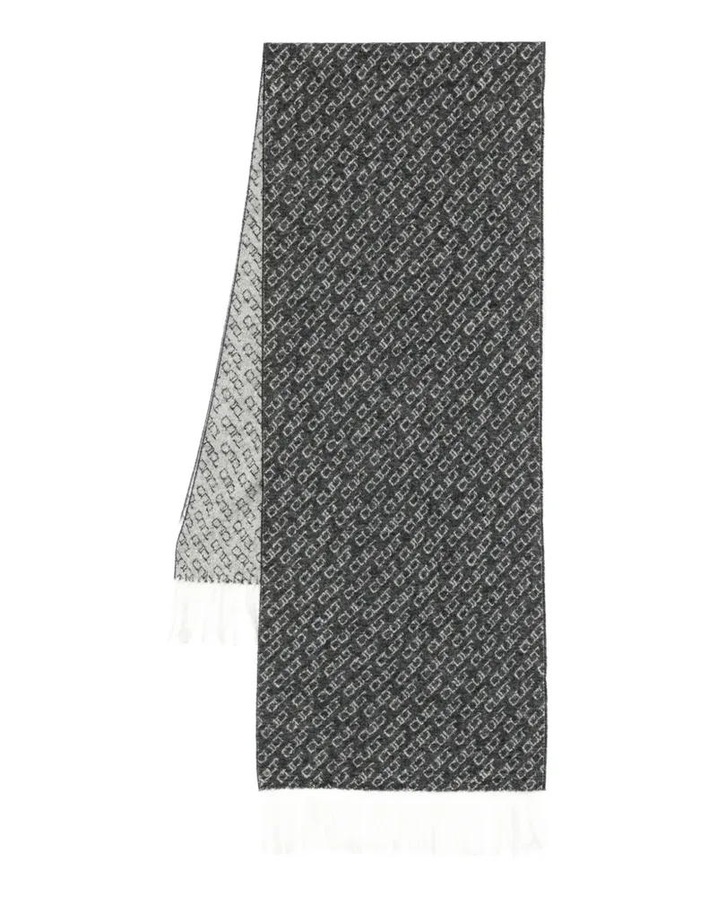 Cult Gemusterter Schal - Schwarz Schwarz