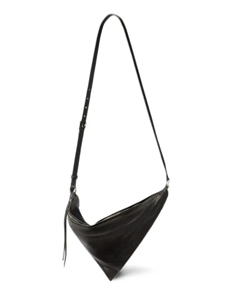 Christophe Lemaire Pocket Scarf Tasche aus glänzendem Lammleder - Braun Braun