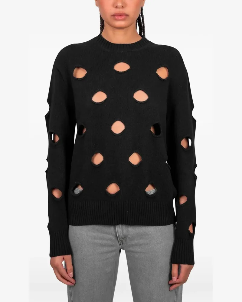 GIMAGUAS Pull openwork sweater - Schwarz Schwarz