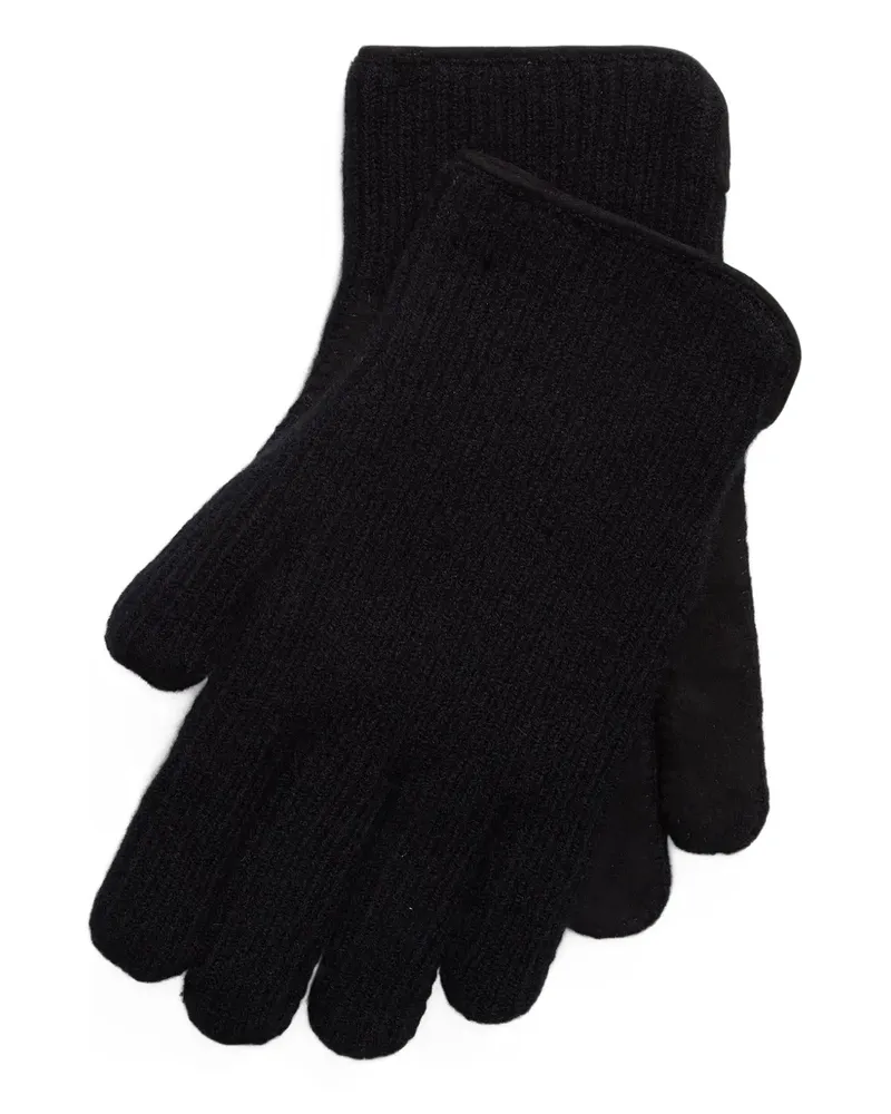 Ralph Lauren Handschuhe mit gerippten Bündchen - Schwarz Schwarz
