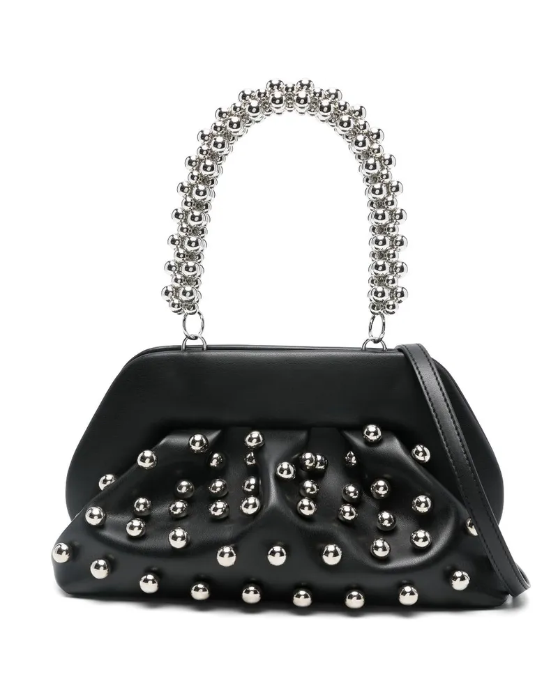 THEMOIRÈ Tia Beads Tote Bag - Schwarz Schwarz