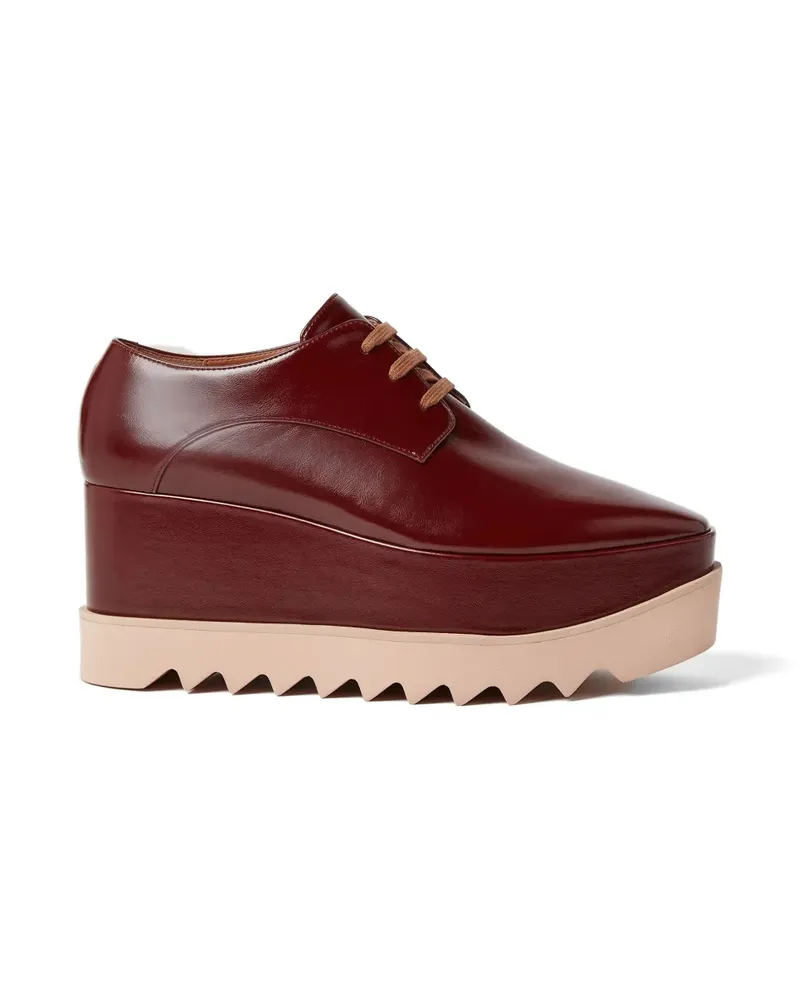 Stella McCartney Elyse Schnürschuhe mit Plateau - Rot Rot
