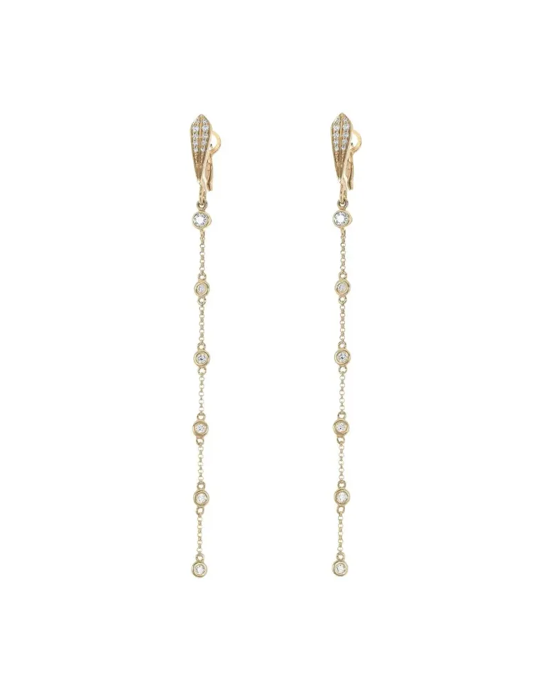 Loree Rodkin 14kt Gelbgold-Hängeohrring mit Diamant Gold