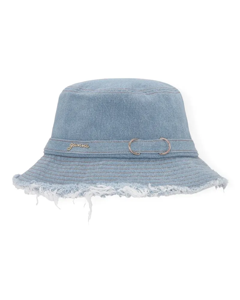 Ganni Fischerhut im Jeans-Look - Blau Blau