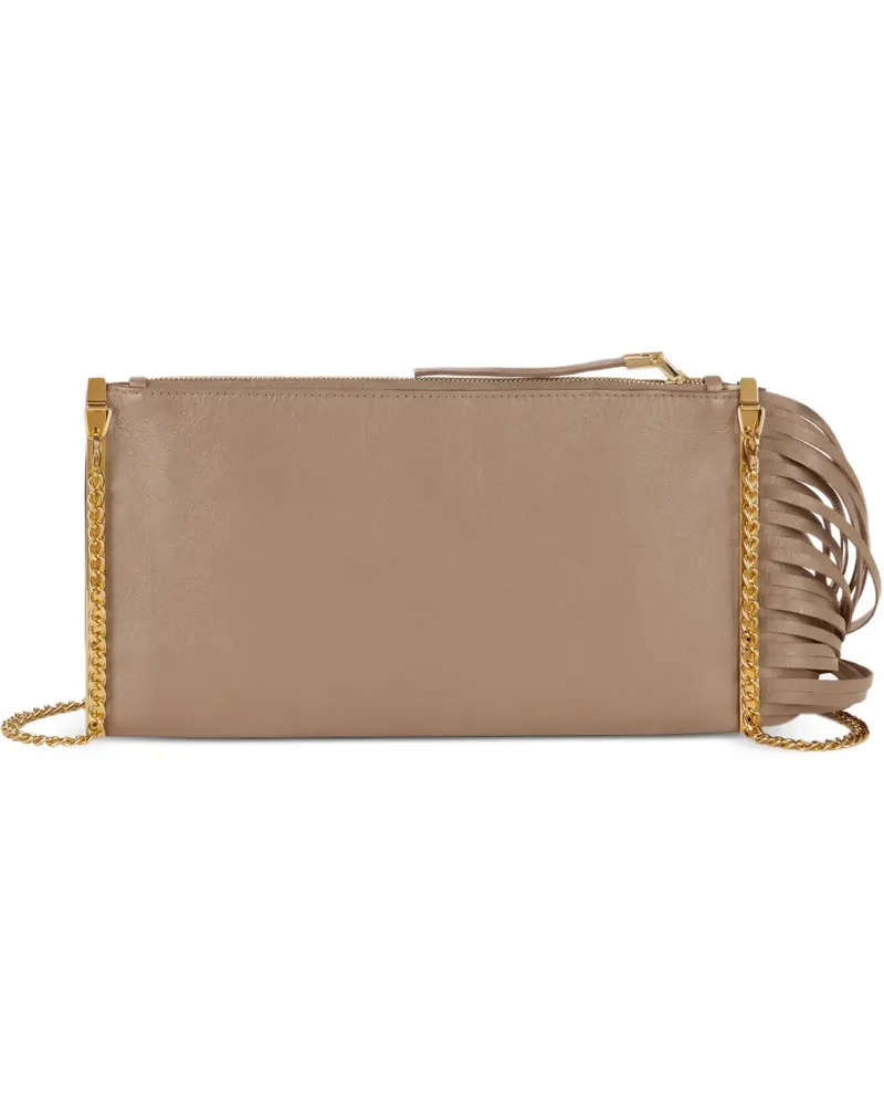 Elisabetta Franchi Tasche aus Nappaleder - Nude Nude
