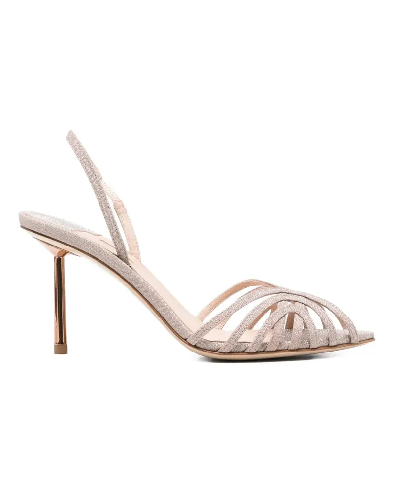 Le Silla glitter strappy sandals - Nude Nude