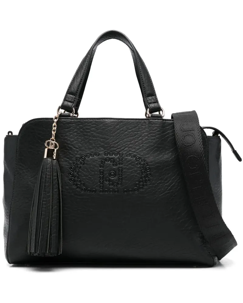 Liu Jo Tote Bag mit Quaste - Schwarz Schwarz