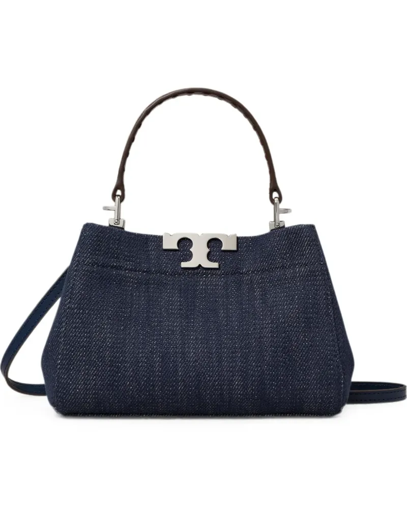 Tory Burch mini Eleanor denim satchel - Blau Blau