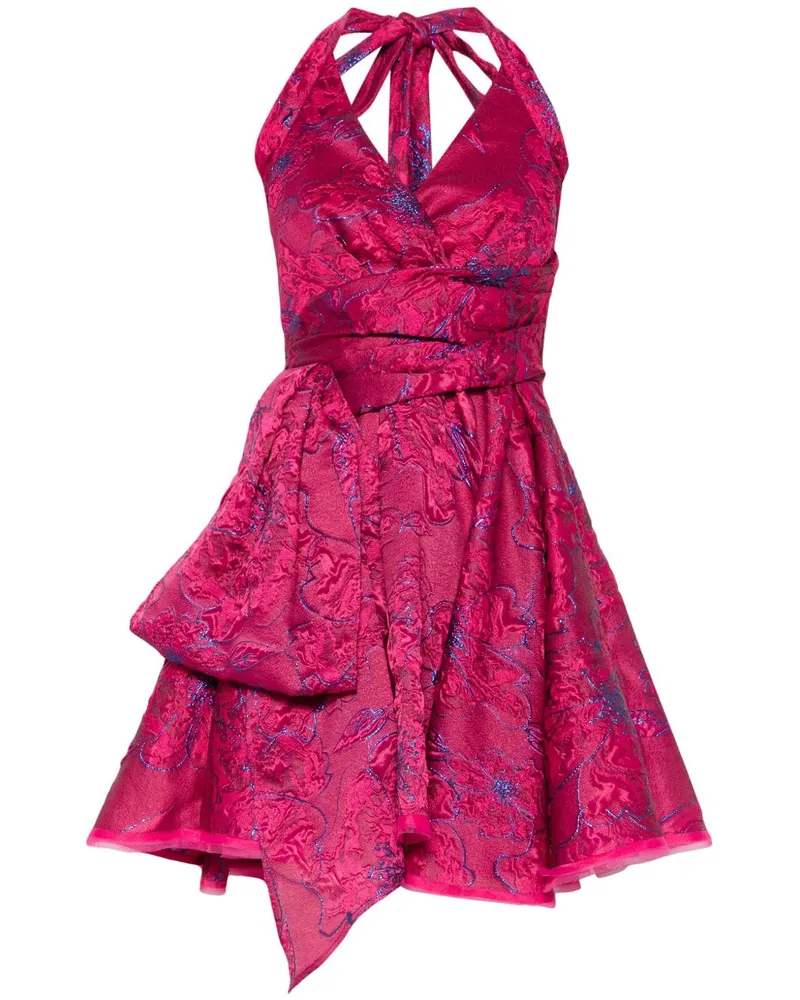Talbot Runhof Lombino Minikleid - Rosa Rosa